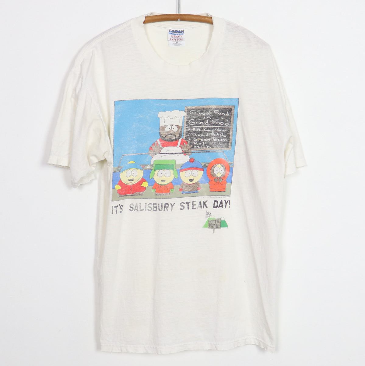 1997 South Park Chef It's Salisbury Steak Day Shirt | Vintage Tee