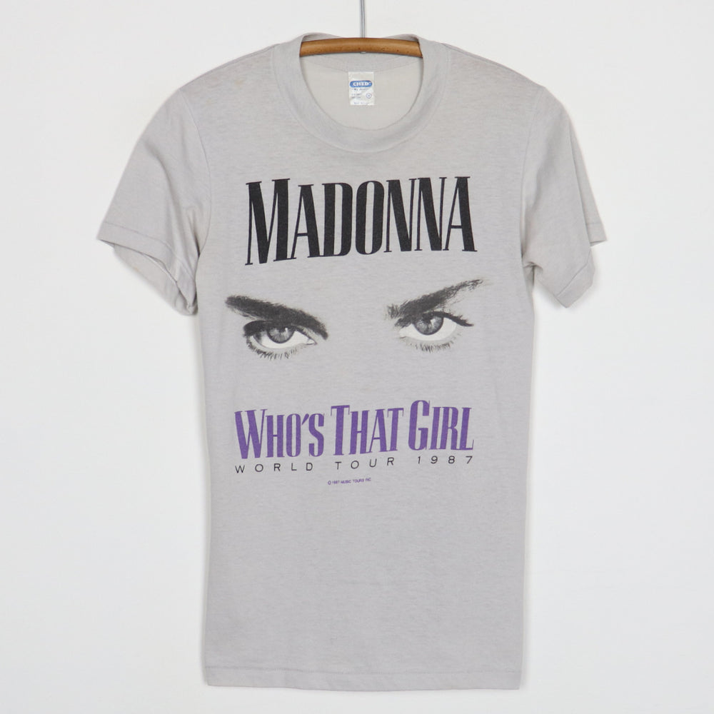 1987 Madonna Who's That Girl World Tour Shirt