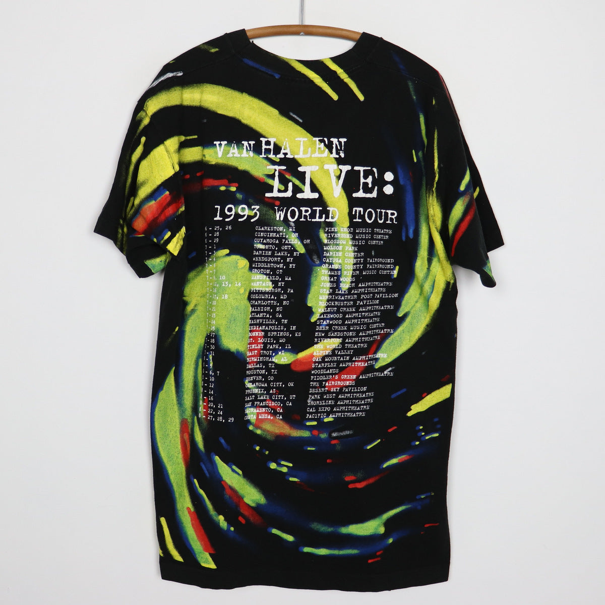 1993 Van Halen Live World Tour All Over Print Shirt