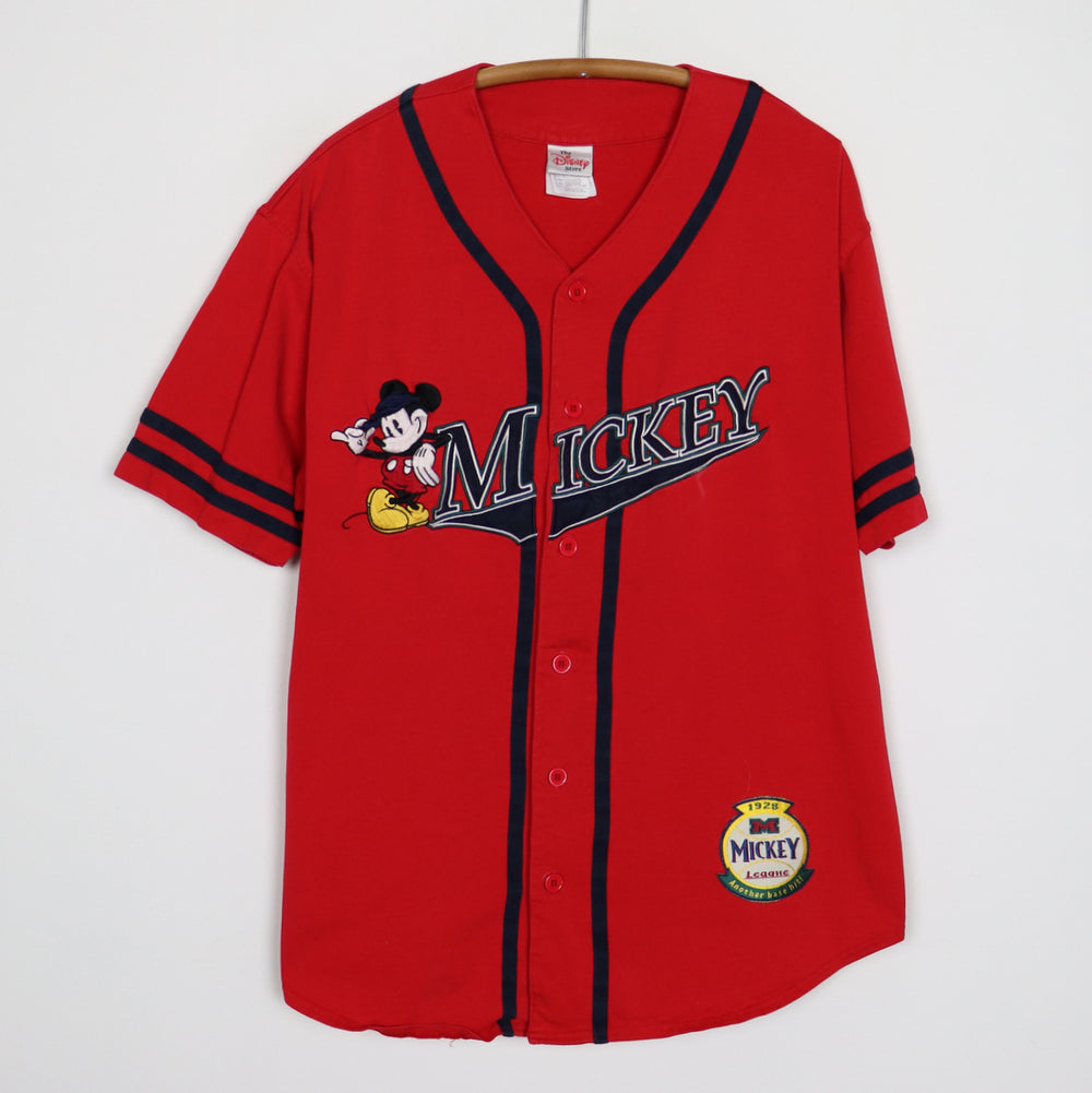 1990s Mickey Mouse Baseball Jersey