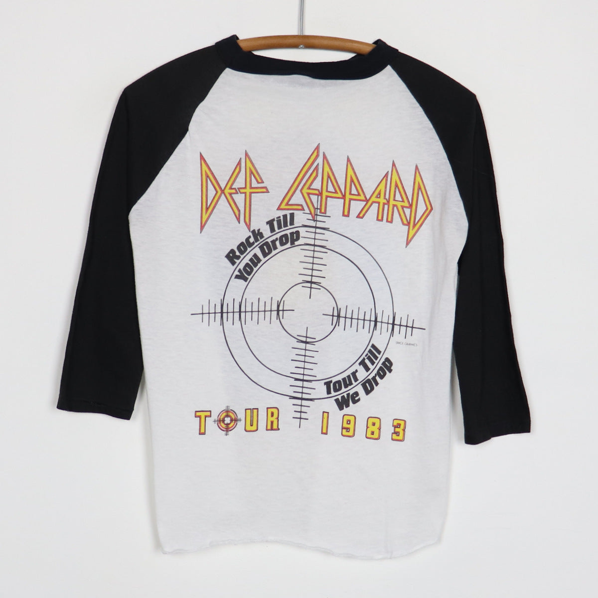 1983 Def Leppard Pyromania Tour Jersey Shirt