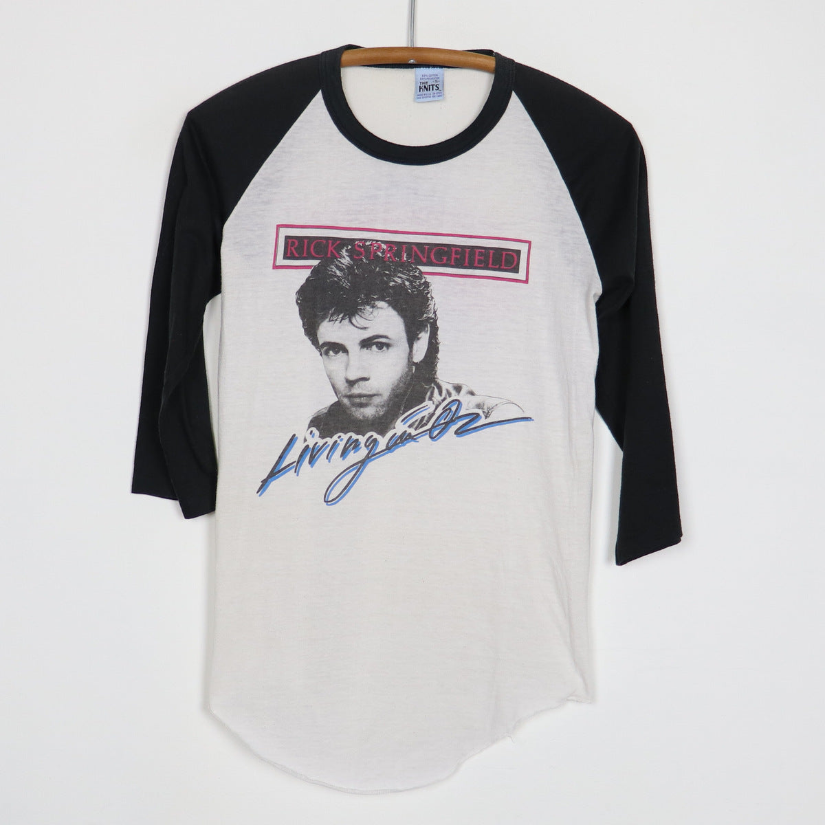 1983 Rick Springfield Living In Oz World Tour Jersey Shirt