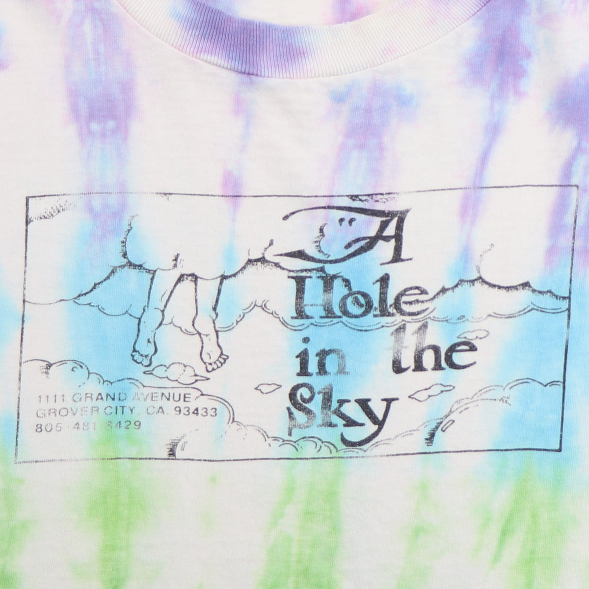 1995 A Hole In The Sky Tie Dye Shirt