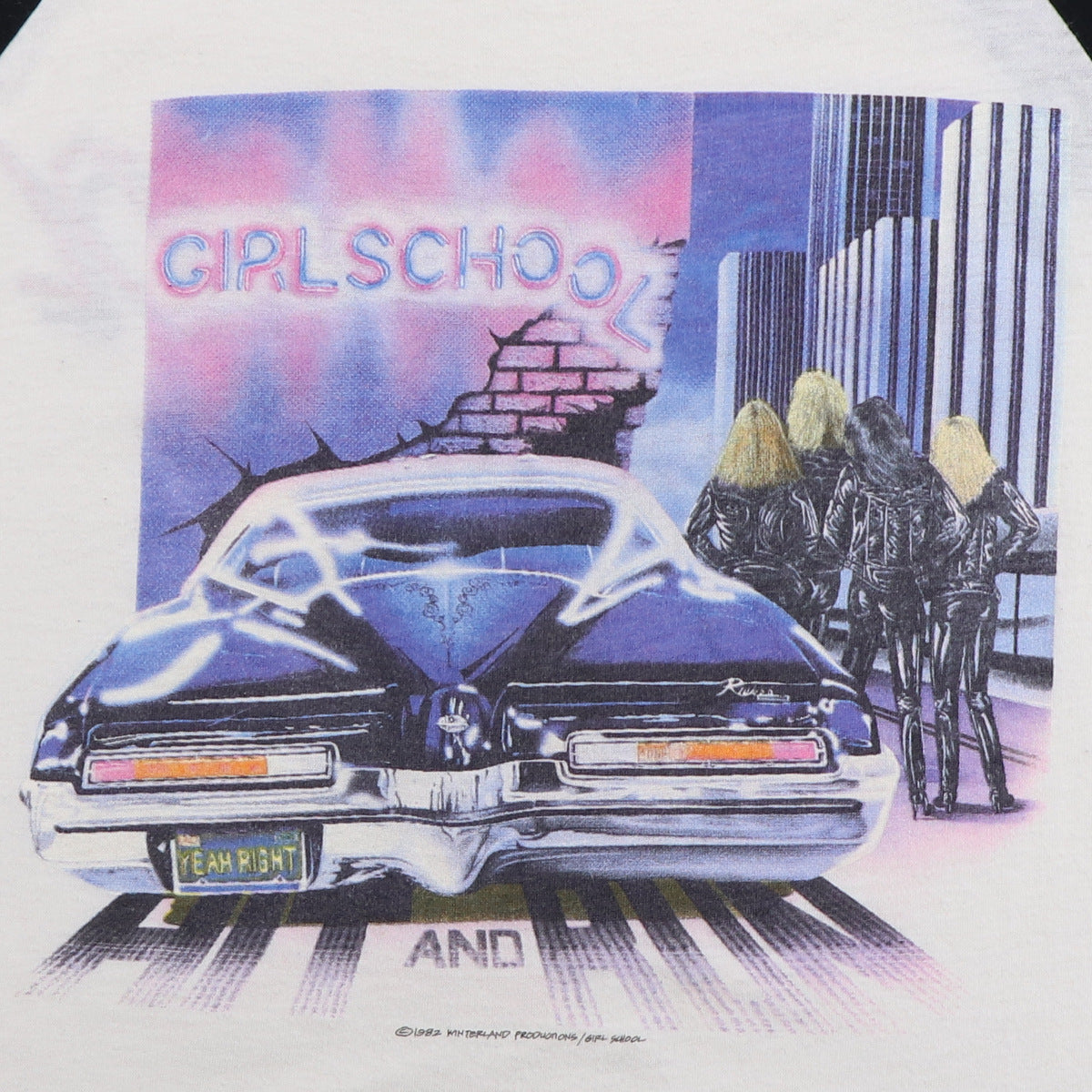 1982 Girl School Tour Jersey Shirt