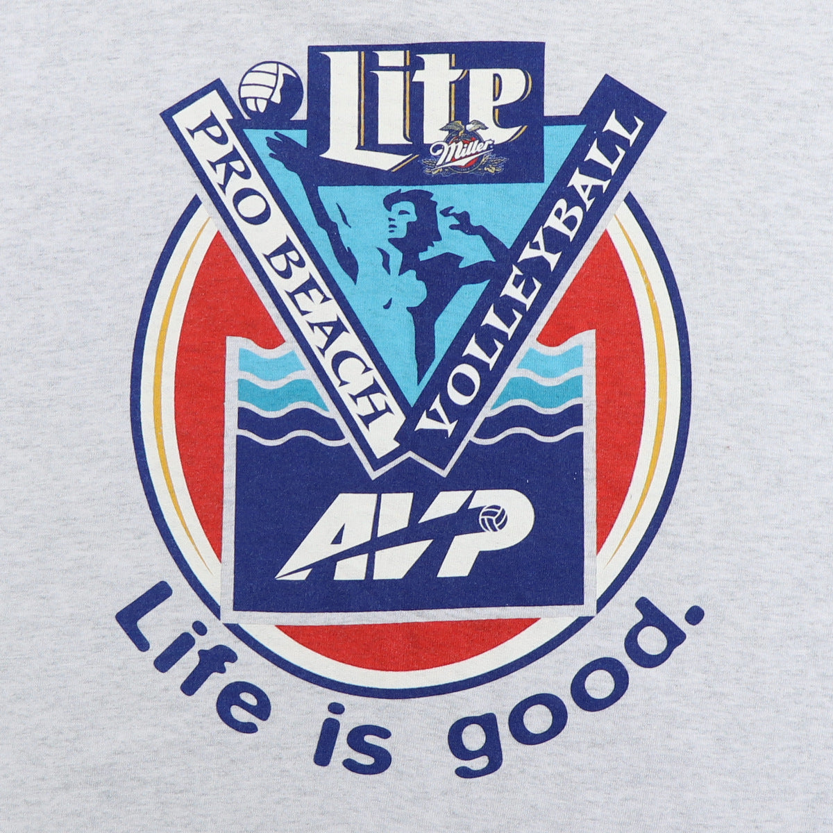 1990s Miller Lite Pro Beach Volleyball Shirt
