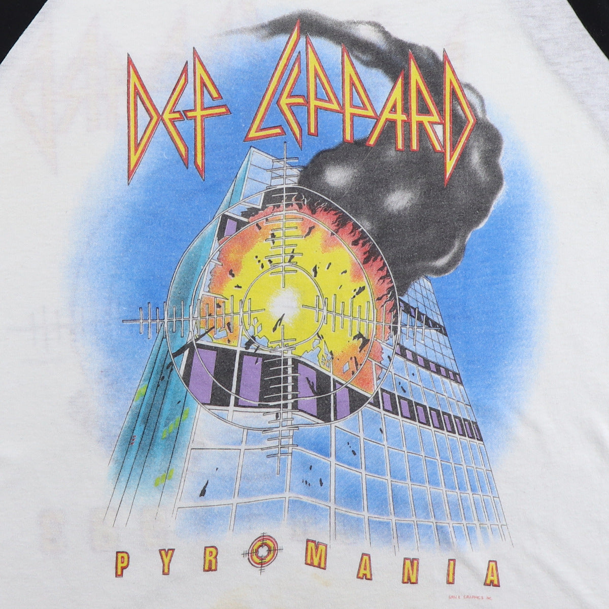 1983 Def Leppard Pyromania Tour Jersey Shirt