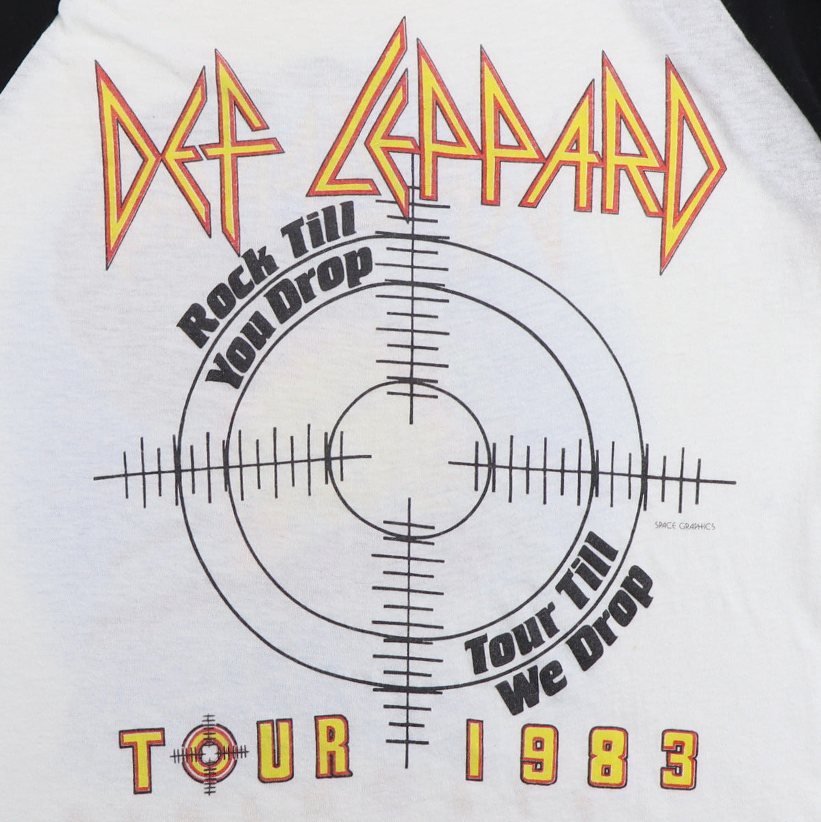 1983 Def Leppard Pyromania Tour Jersey Shirt