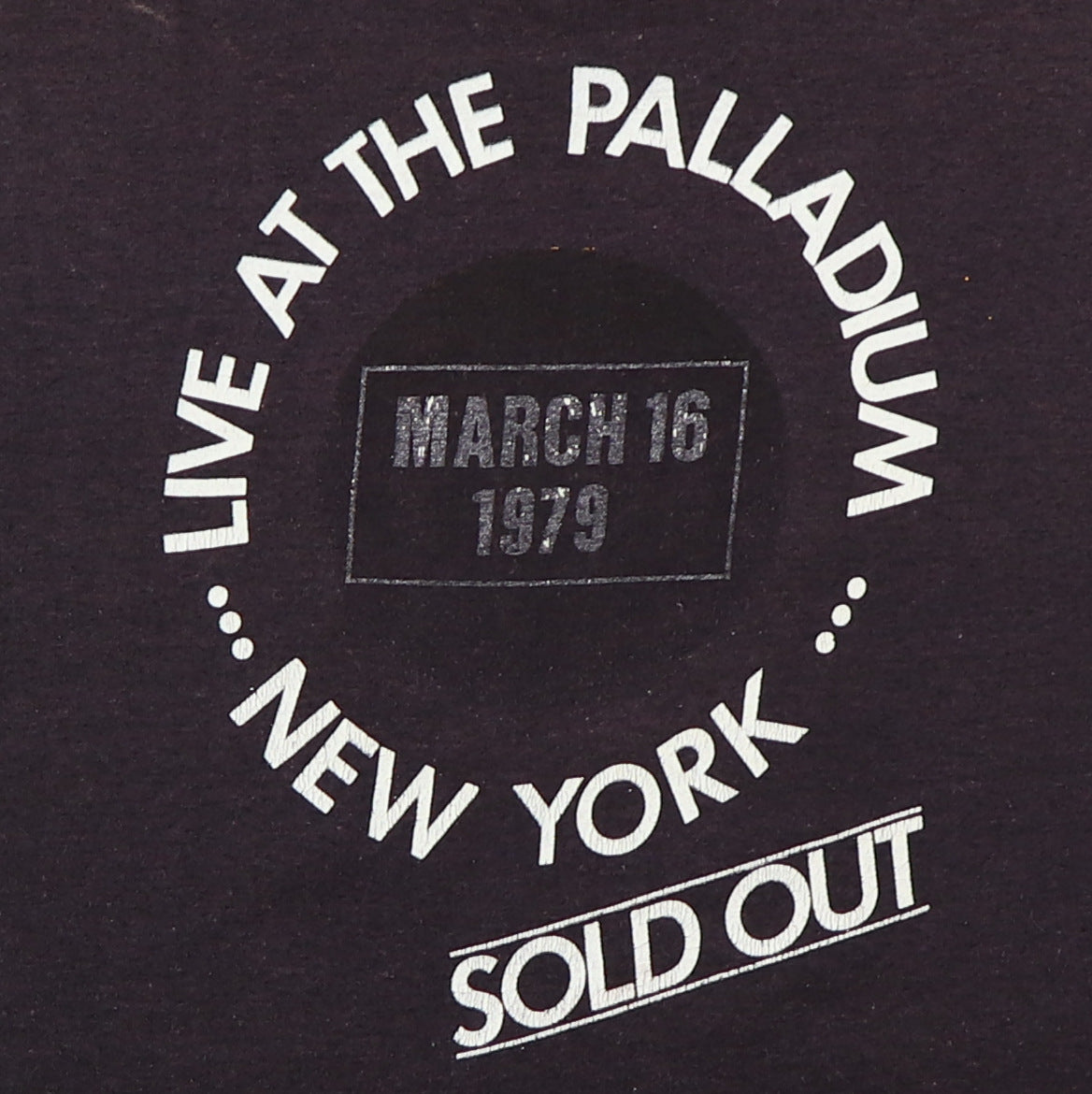 1979 Twisted Sister Live At The Palladium Shirt