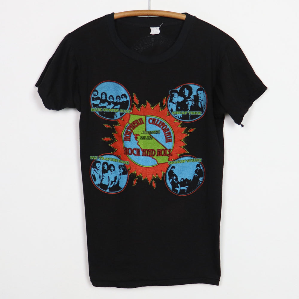 1979 Bill Graham Northern California Rock And Roll Festival Shirt