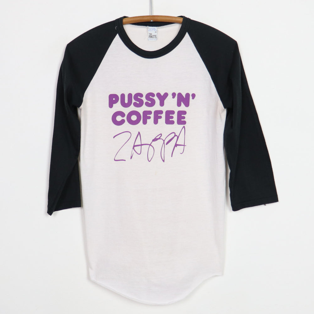 1984 Frank Zappa Pussy 'N' Coffee Tour Shirt