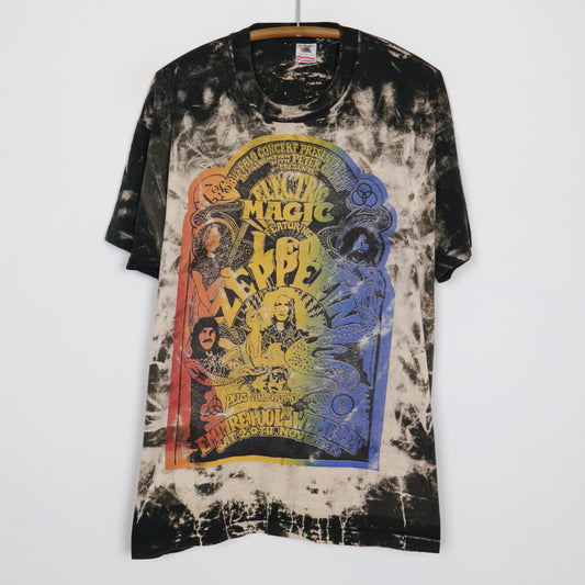 1990s Led Zeppelin Bleach Print Shirt