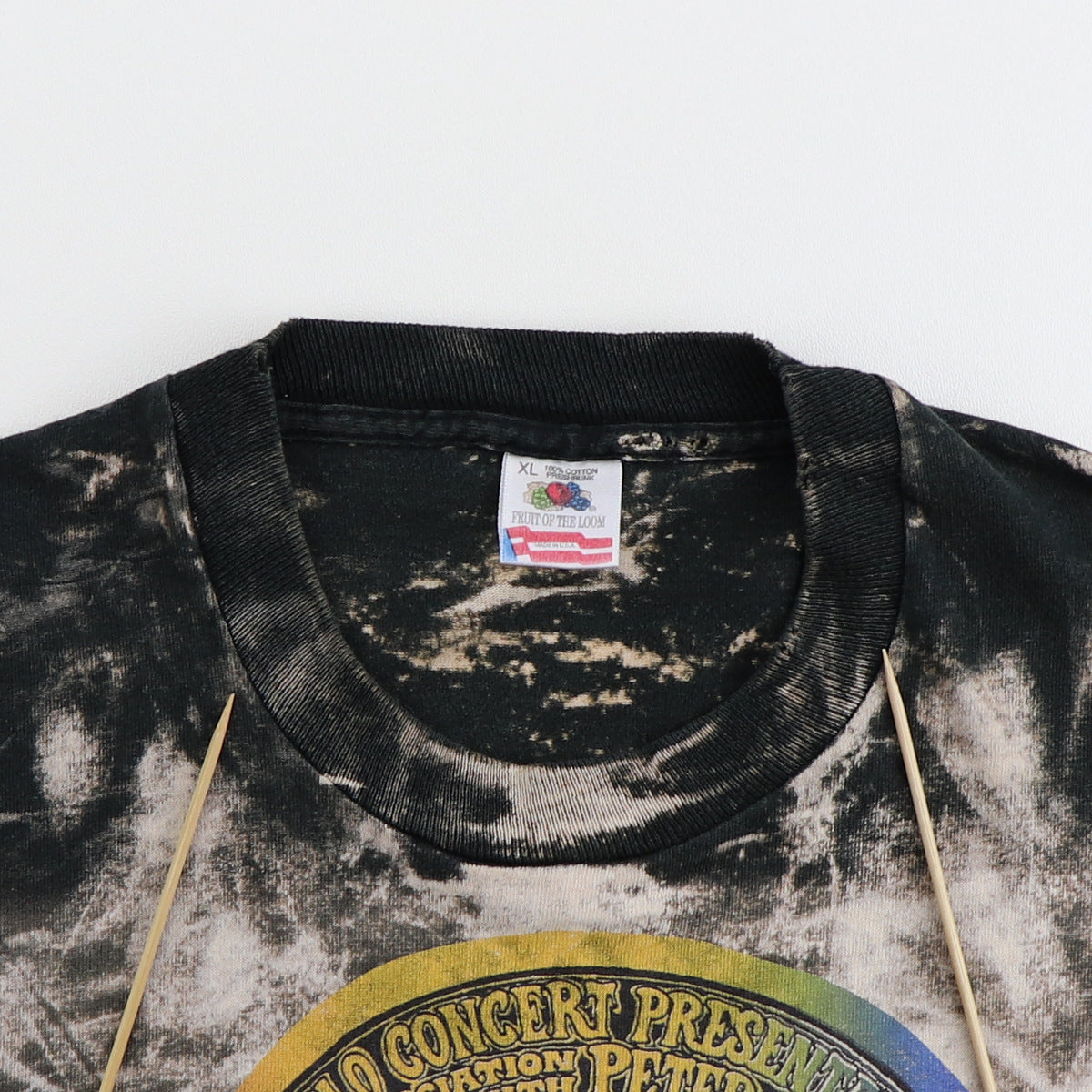 1990s Led Zeppelin Bleach Print Shirt