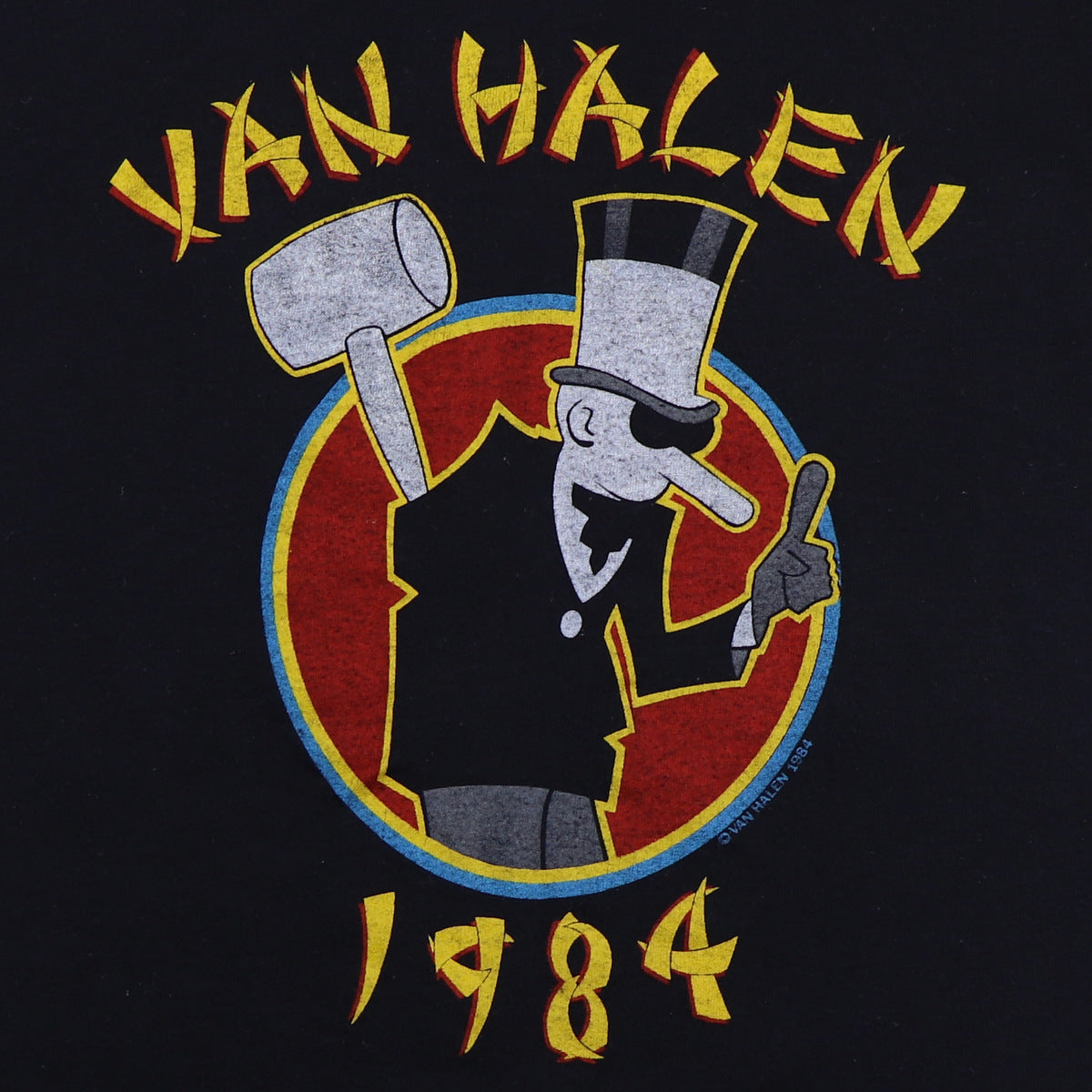 1984 Van Halen Tour Of The World Shirt