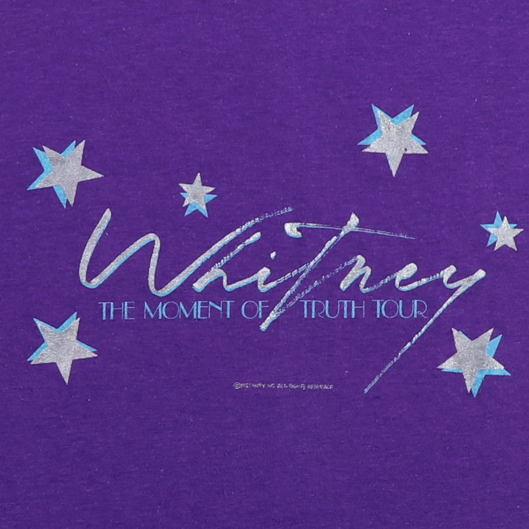 1987 Whitney Houston Moment Of Truth Tour Shirt