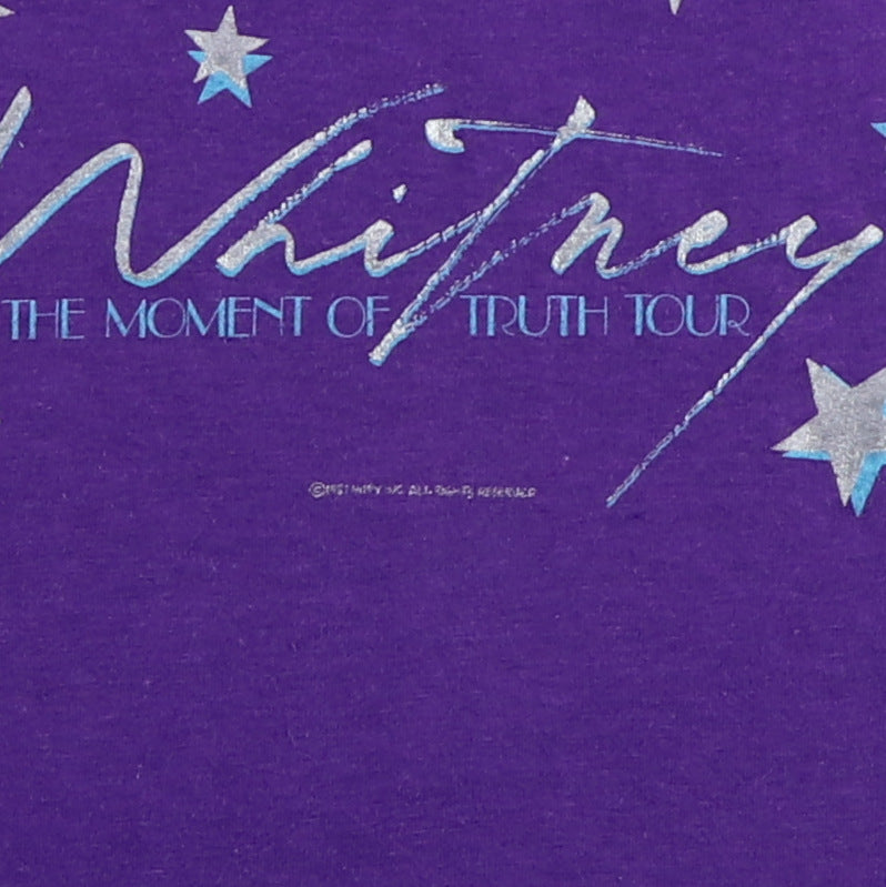 1987 Whitney Houston Moment Of Truth Tour Shirt