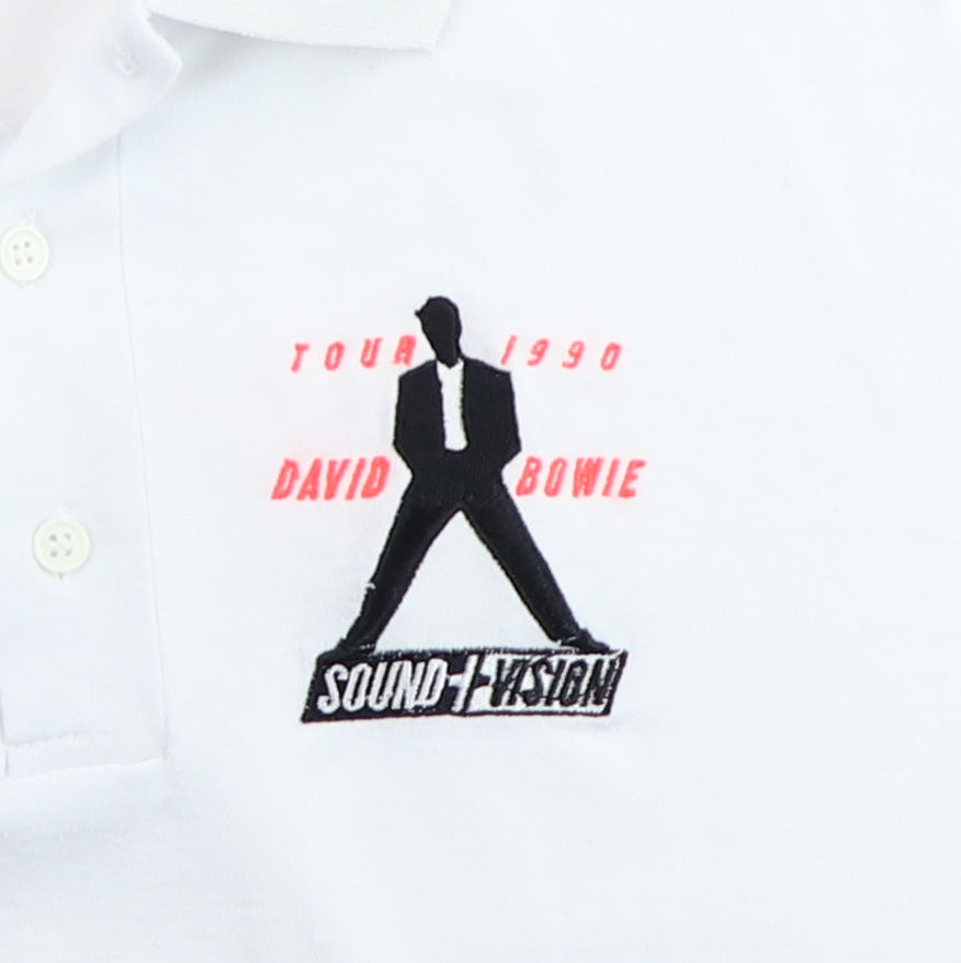 1990 David Bowie Sound + Vision Tour Crew Polo Shirt