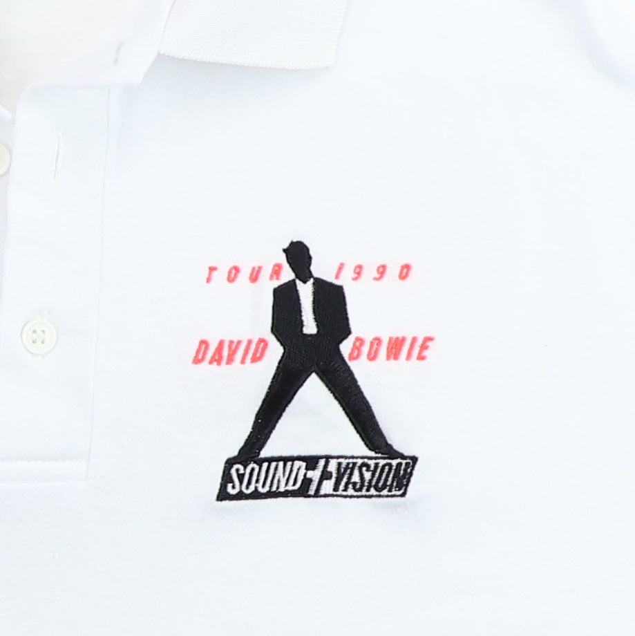 1990 David Bowie Sound + Vision Tour Crew Polo Shirt