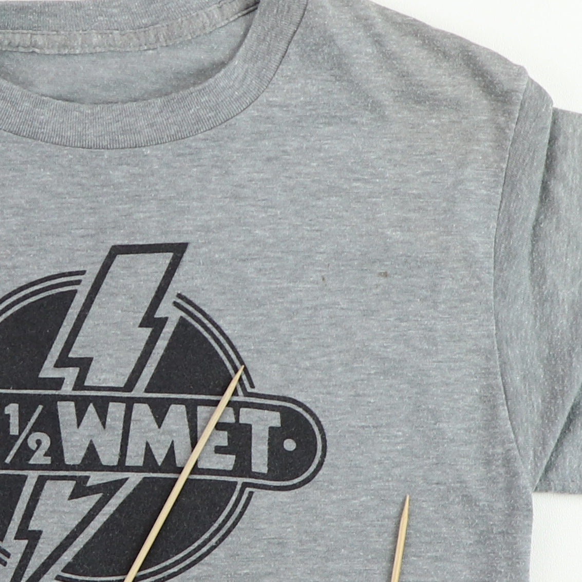 1980s Rolling Stones 95.5 WMET Rocks Chicago Shirt