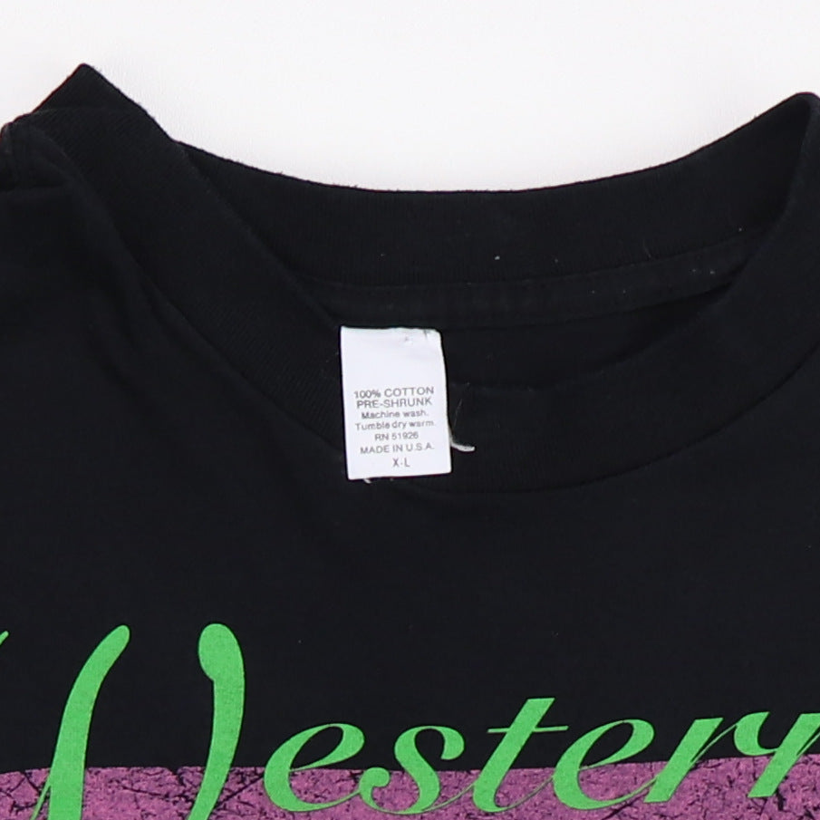 1994 Western Vogue Any Damn Place That Will Take Us Tour Shirt