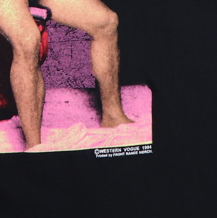 1994 Western Vogue Any Damn Place That Will Take Us Tour Shirt