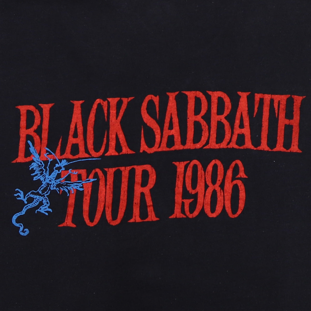 1986 Black Sabbath Tour Shirt