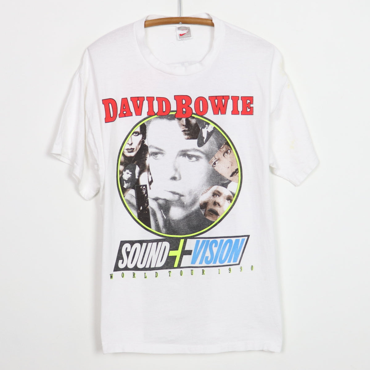 1990 David Bowie Sound + Vision Tour Nike Shirt