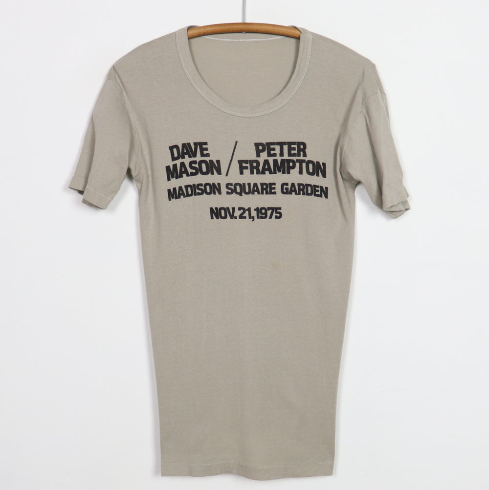1975 Peter Frampton Dave Mason Madison Square Garden Concert Shirt