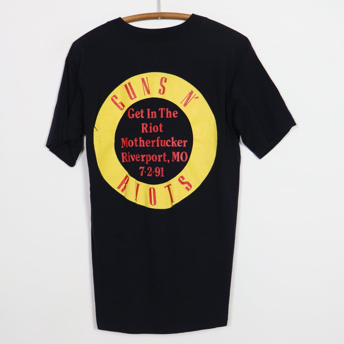 1991 Guns N Roses Get In The Riot Mother Fucker Tour Shirt