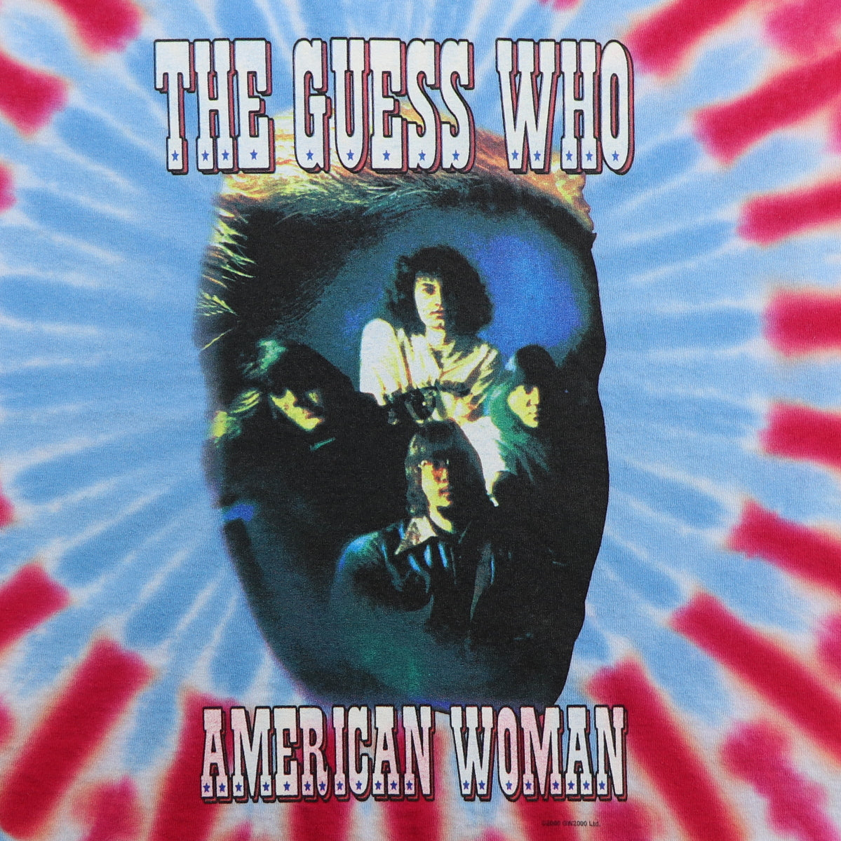 2001 The Guess Who Tour Tie Dye Shirt