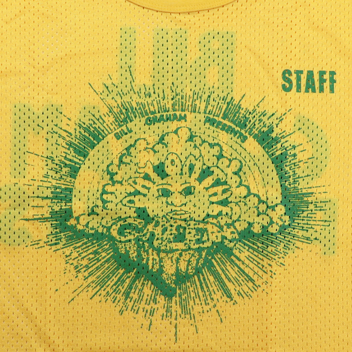 1970s Bill Graham Day On The Green Staff Mesh Shirt