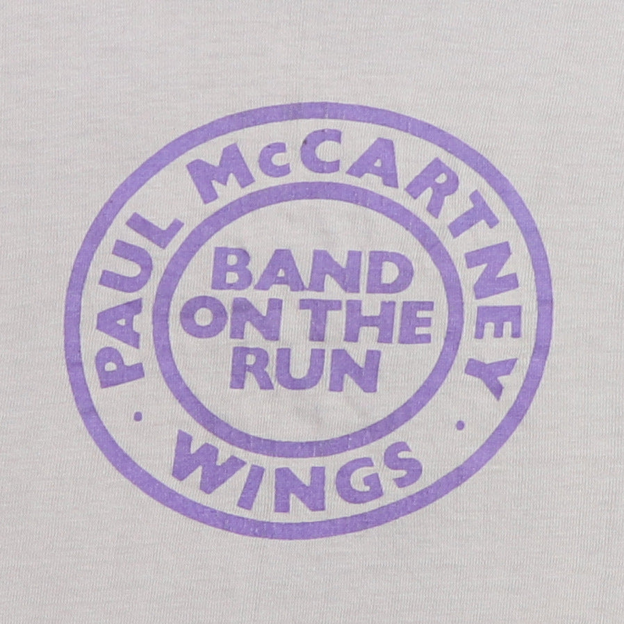 1973 Wings Paul McCartney Band On The Run Promo Shirt