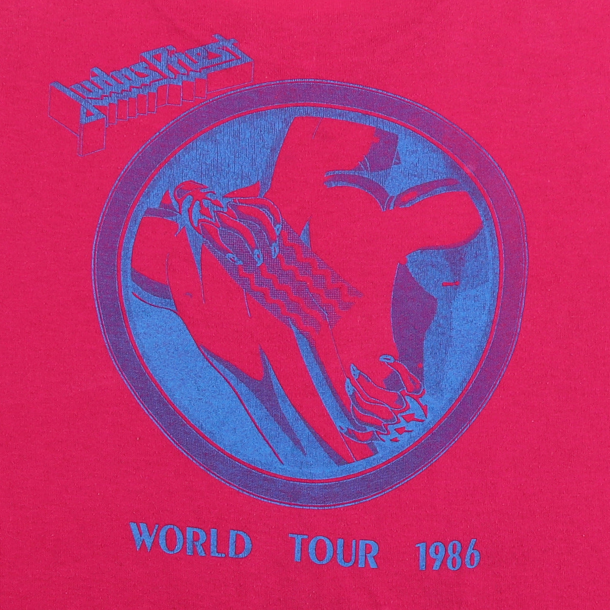 1986 Judas Priest Varilite World Tour Crew Shirt