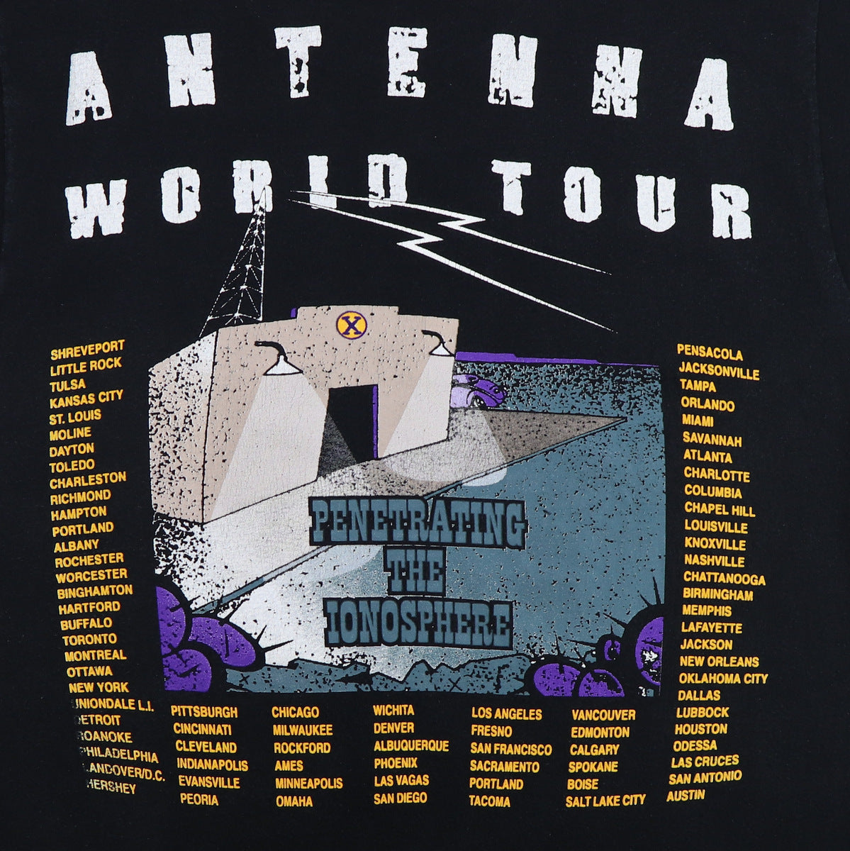1994 ZZ Top Antenna World Tour Shirt