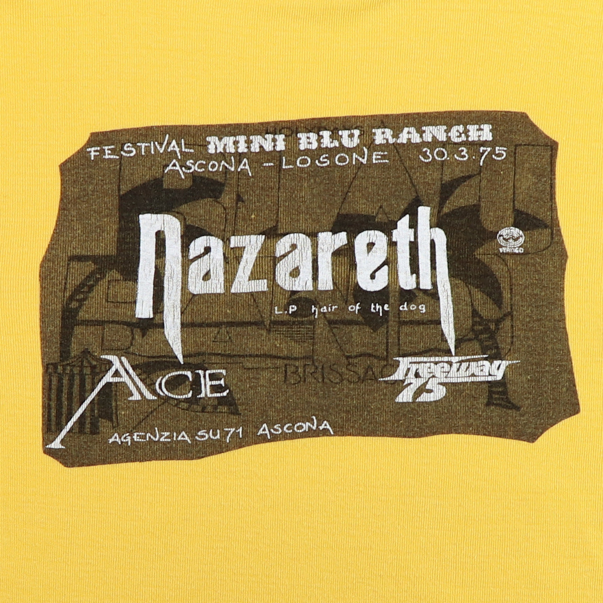 1975 Nazareth Concert Shirt