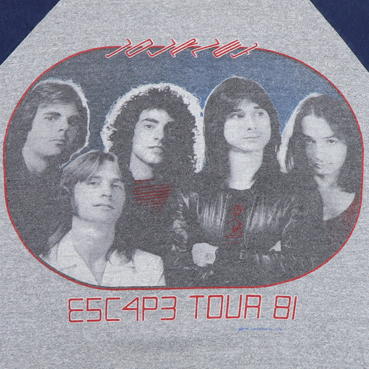 1981 Journey Escape Tour Jersey Shirt