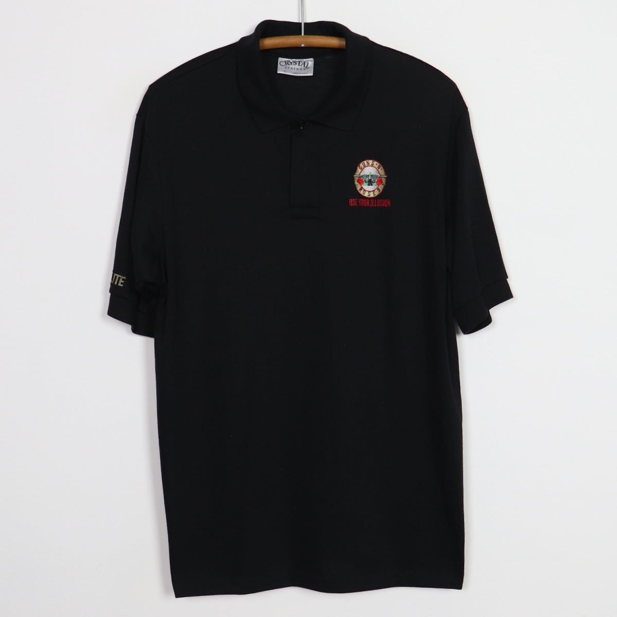 1991 Guns N Roses Use Your Illusion Tour Crew Polo Shirt