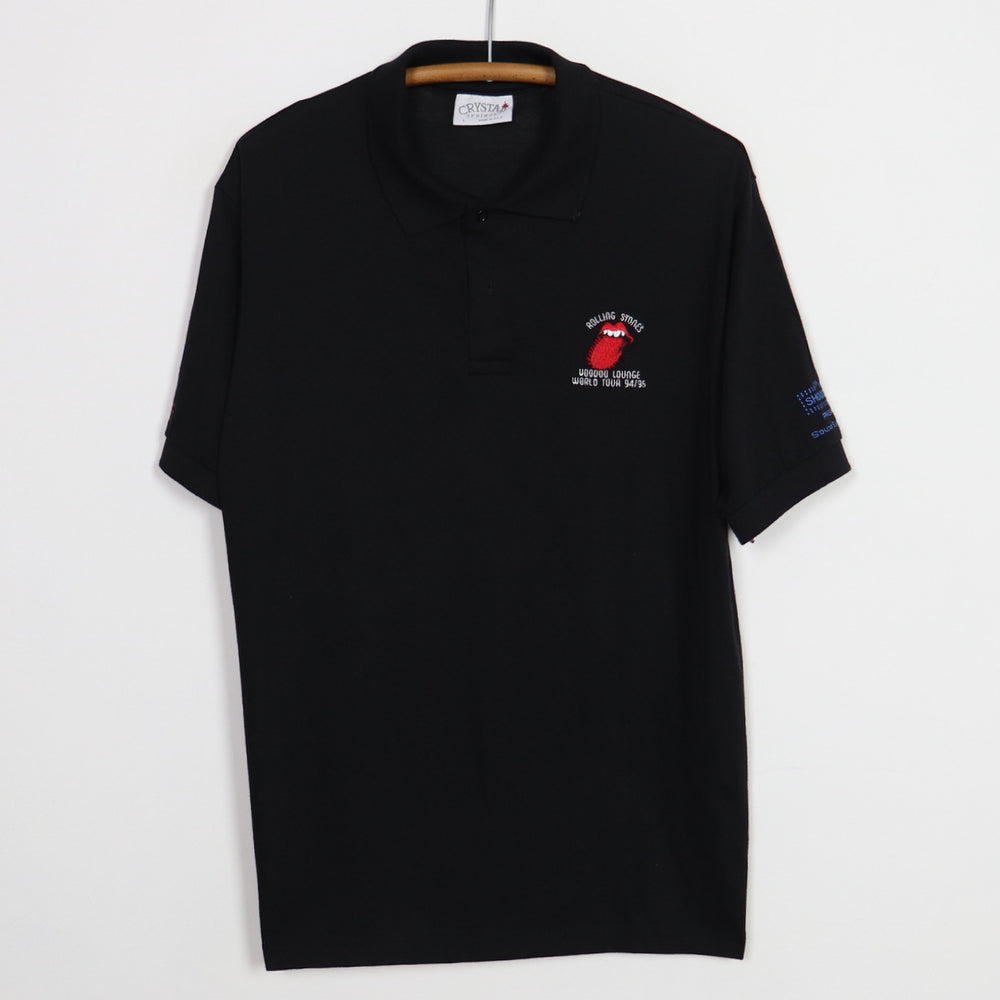 1994 Rolling Stones Voodoo Lounge World Tour Showco Crew Polo Shirt