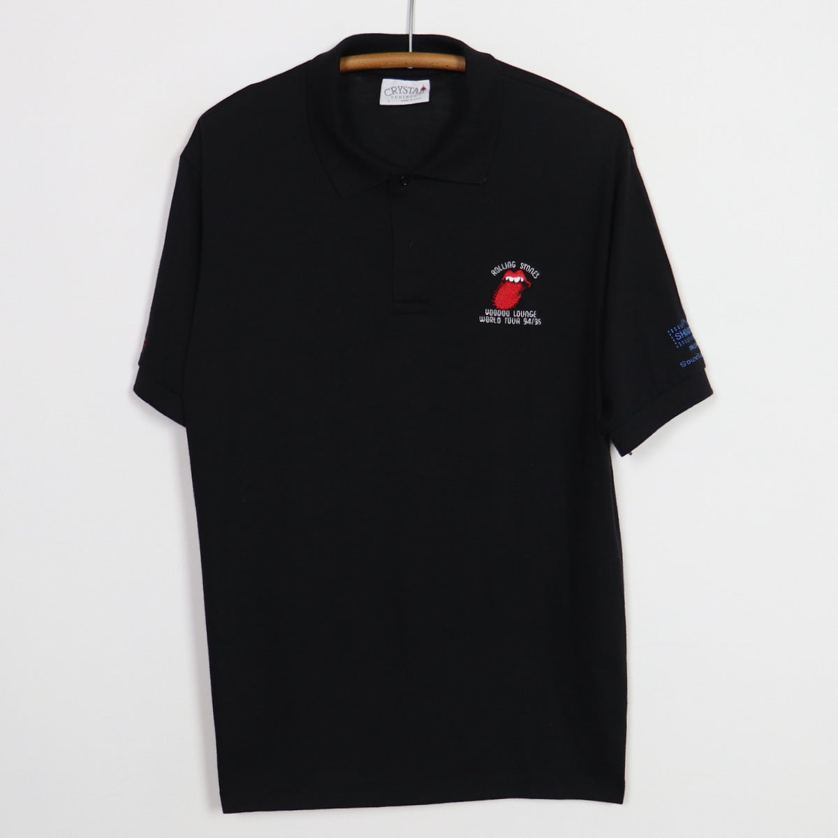 1994 Rolling Stones Voodoo Lounge World Tour Showco Crew Polo Shirt