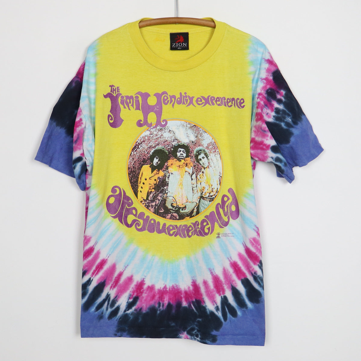 2002 Jimi Hendrix Experience Are You Experienced Tie Dye Shirt