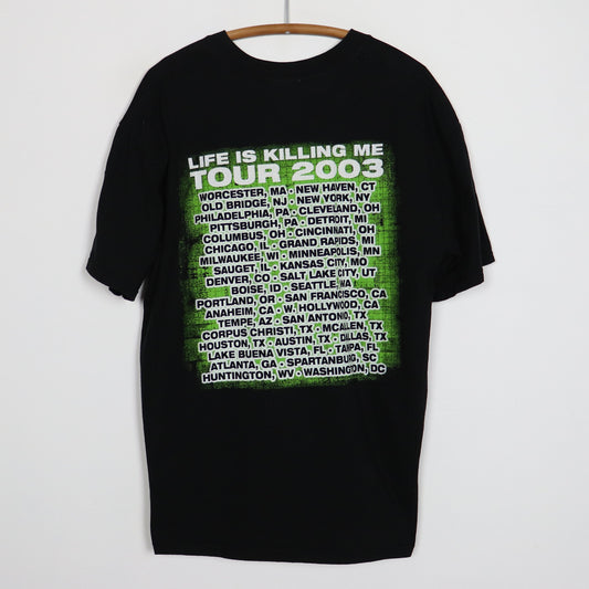 2003 Type O Negative Life Is Killing Me Tour Shirt