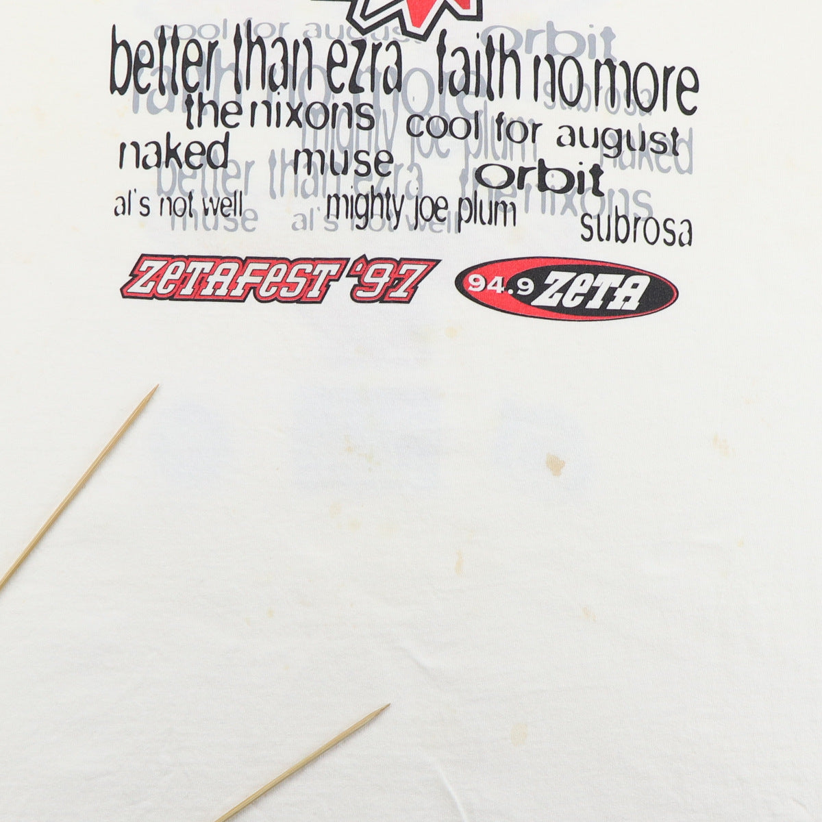 1997 Zetafest Music Festival Shirt