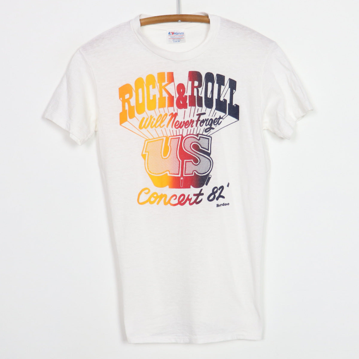 T-shirt Vintage Concert Oingo Boingo 1979 - Los Angeles Street Scene, Taille L, Couleur Teintée