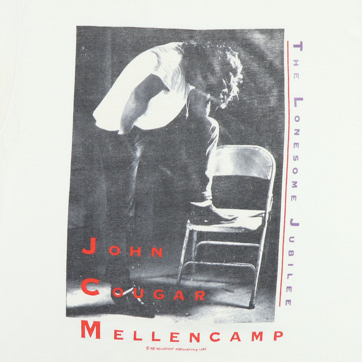 1987 John Mellancamp The Lonesome Jubilee Shirt