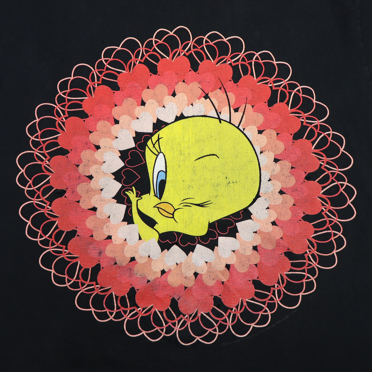 1996 Tweety Bird Hearts Warner Brothers Shirt