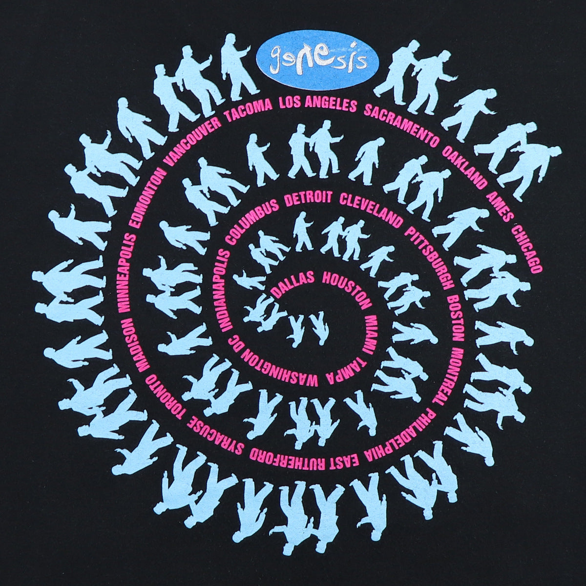 1992 Genesis We Can't Dance Tour Shirt