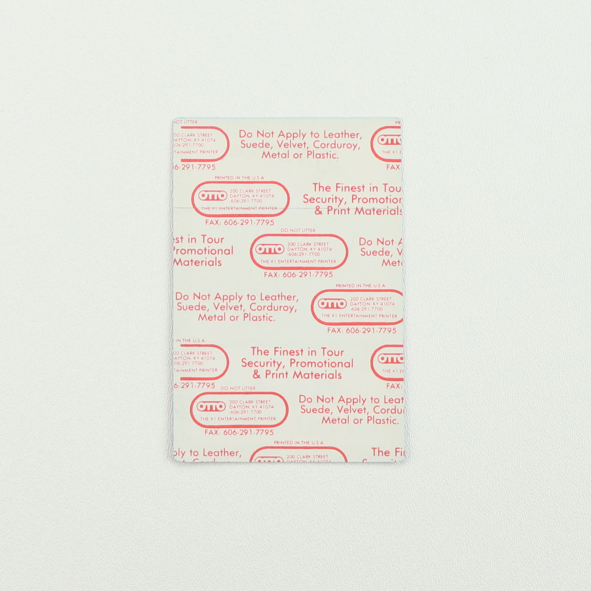 1991 Charlie Daniels Renegade Tour Local Crew Backstage Pass