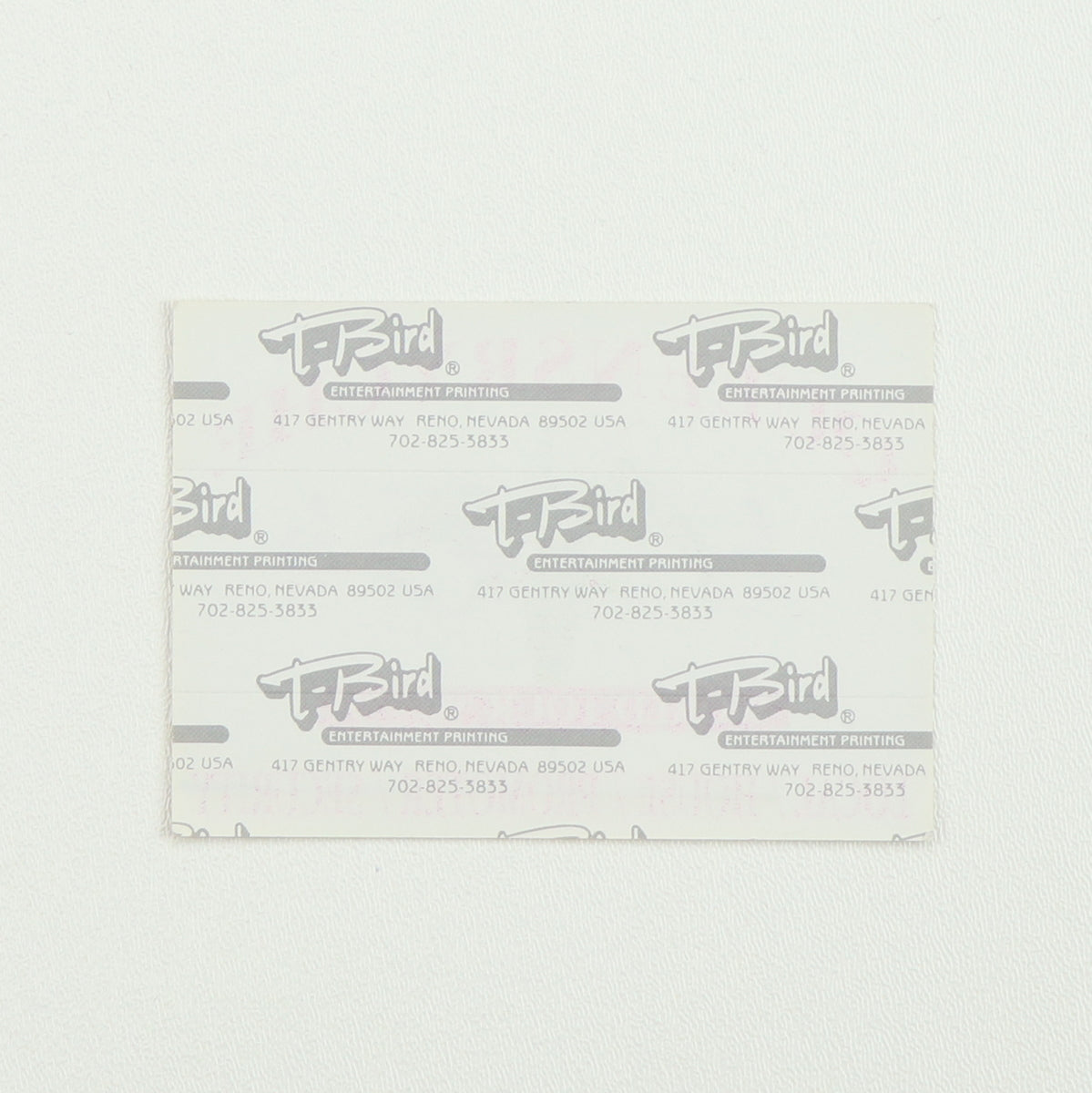 1990 Queensryche World Tour Local Backstage Pass