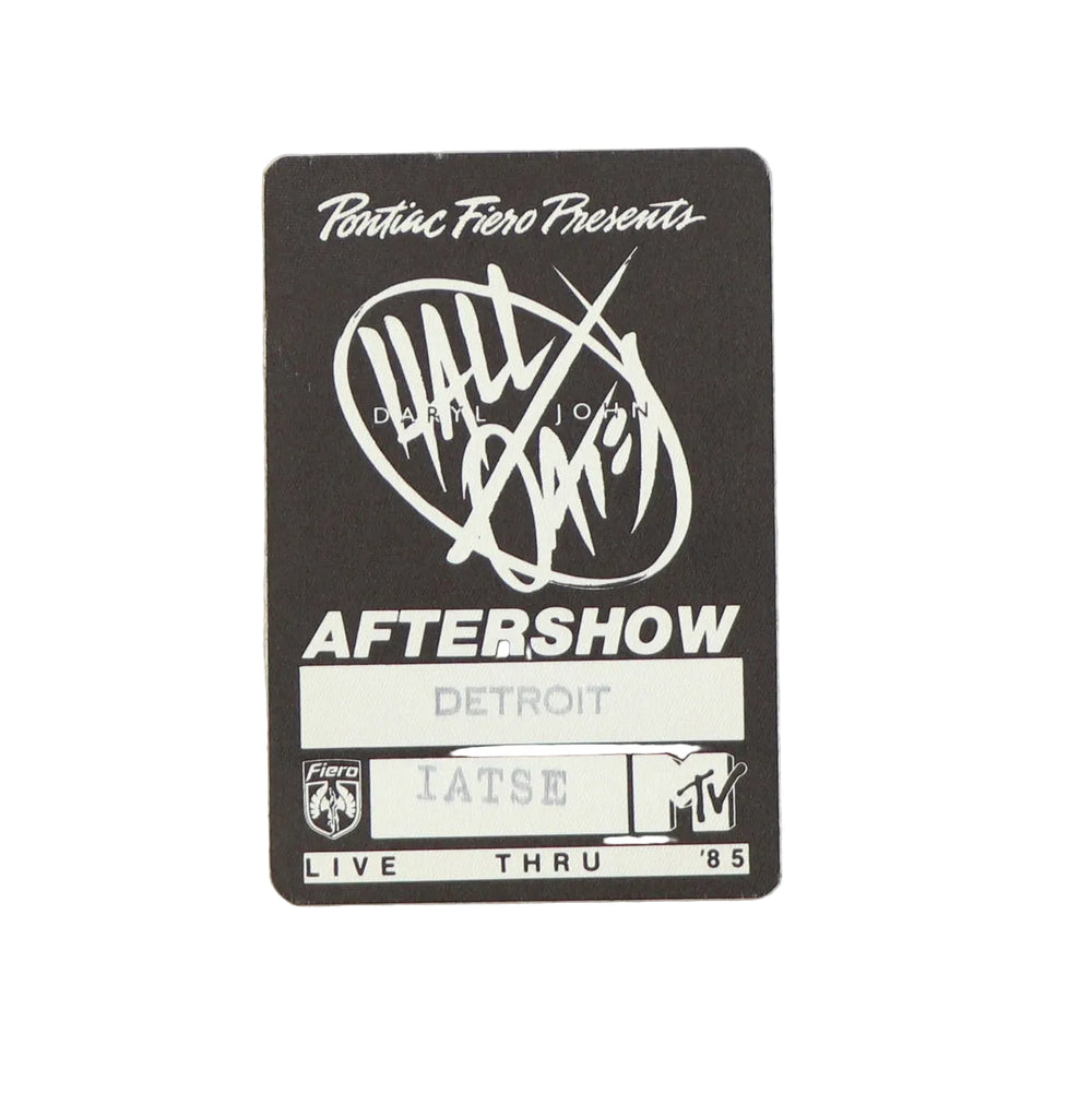 1985 Hall & Oates Live Thru ’85 Tour All Access Backstage Pass
