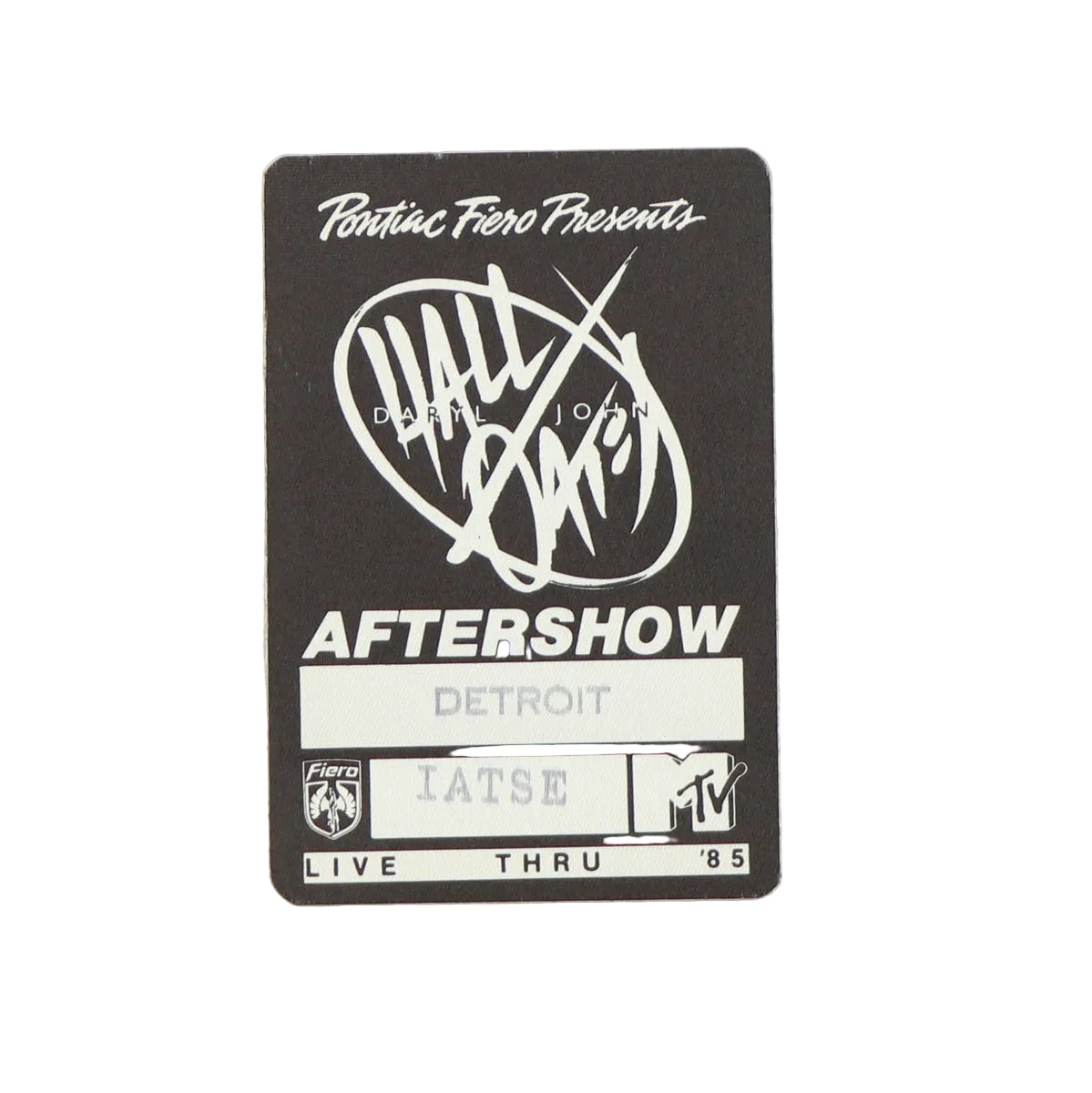 1985 Hall & Oates Live Thru ’85 Tour All Access Backstage Pass