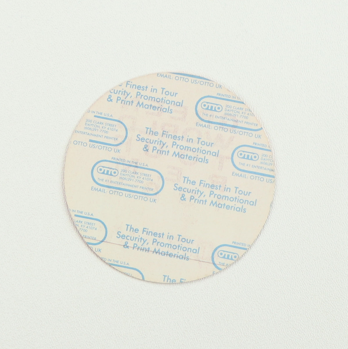 1989 R.E.M. Green World Tour Crew Backstage Pass